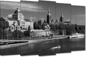 Festmények 150x95 Fekete-fehér Szczecin