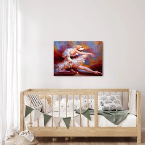 Kép - Balerina, festmény (70x50 cm)