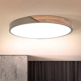 BRILAGI - LED Dimmelhető lámpatest PILANA LED/60W/230V tölgy/bézs átm. 60 cm + távirányító