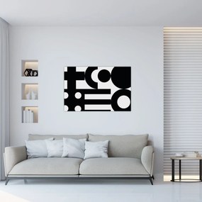 Kép - Geometriai absztrakció N⁰3 (90x60 cm)
