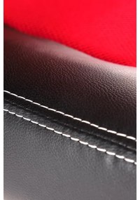 KENU irodai szék, fekete/piros