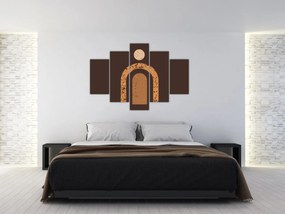 Kép - Narancssárga ívek N⁰3 (150x105 cm)