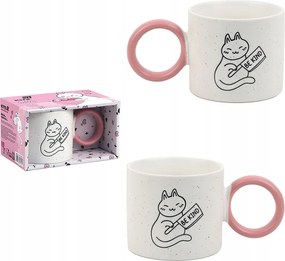 Kerámia bögre fehér, cica felirattal 370 ml Kite