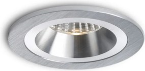 RENDL MAYDAY CC süllyesztett lámpa szálcsiszolt alumínium 230V/700mA LED 9W 2700K