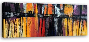 Gario Vászonkép Tüzes absztrakció Méret: 120 x 40 cm