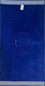 POSEIDON Strandtörölköző navy kék 165x90cm