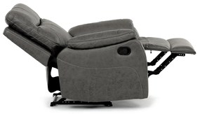 4092 GREY3 pozicionáló fotel vintage, szürke