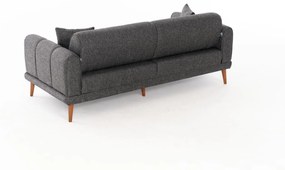 Háromszemélyes kanapé Sorenella (antracit + dió). 1106718