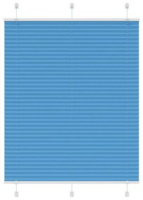 pliszírozott redőny kék 105x100 cm szövetszélesség 104,4 cm