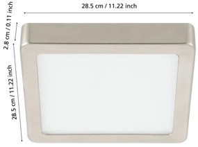 Eglo 98852 - LED dimmelhető fürdőszobai lámpatest FUEVA-Z LED/19,5W/230V IP44