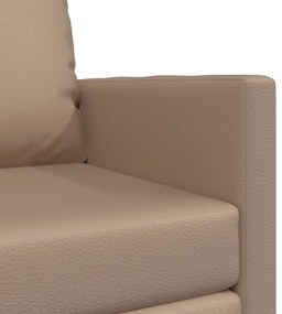 vidaXL Földi kanapéágy 2 az 1-ben Kávébarna 74x77x81 cm Műbőr