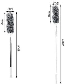 Teleszkópos poroló Clean, 80 - 280 cm