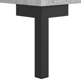 betonszürke szerelt fa TV-szekrény 150 x 30 x 50 cm
