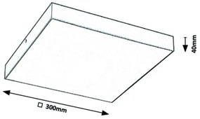 Rabalux - LED mennyezeti lámpatest LED/24W/230V 2800-6000K IP44 fehér