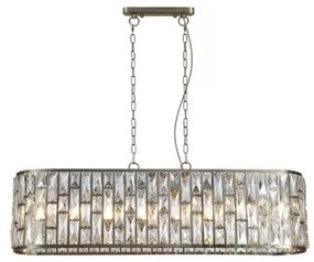 Searchlight 65818-8AB - Láncos csillár BIJOU 8xE14/40W/230V