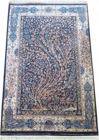 Qum Silk 11 szőnyegdarab kék 200x300