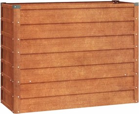 vidaXL rozsda színű corten acél kerti magaságyás 100 x 40 x 77 cm
