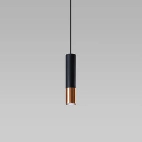 Sollux SL.0946 - Csillár zsinóron LOOPEZ 1xGU10/10W/230V fekete/réz