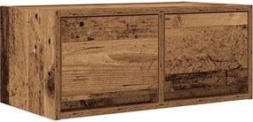 vidaXL antik fa színű szerelt fa TV-szekrény 60x31x25,5 cm