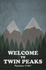 Poszter Twin Peaks Art Poster Tv sorozat A1+ formátum