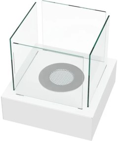 BIO kandalló TANGO3 30,3x30 cm, 1 kW, fehér, TANGO3/BIALY/TUV