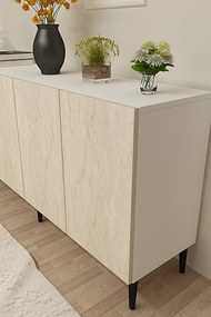 Apolos 150 - White, Travertine