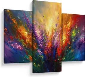Kép - A virágok absztrakciója (90x60 cm)