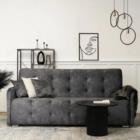 Sofa ARIA Szara Welurowa