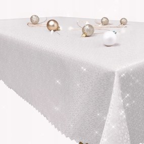 Abrosz Karácsonyi Fehér Vastag Fényes Karácsonyi Rombusz 140x250