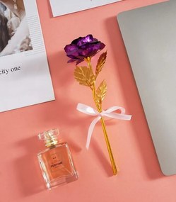 SIF lila örökrózsa arany szárral