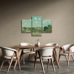 Kép - Alfred Sisley,  Meadow, reprodukciók (90x60 cm)
