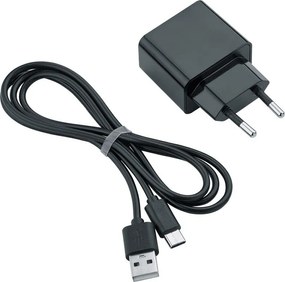 Matt fekete fém LED asztali lámpa (magasság 36 cm) Maxi – Reality