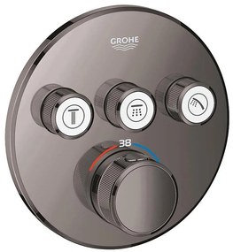 GROHE 29121A00 - Termosztátos falba süllyeszthető zuhanycsaptelep GROHTHERM SMARTCONTROL, grafit