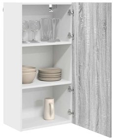 Függő szekrény Riga Szürke Sonoma és fehér 50 x 31 x 100 cm