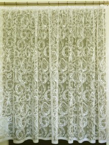 Mg Függöny 619/073 Ecru 300x160cm Kész Szalaggal M