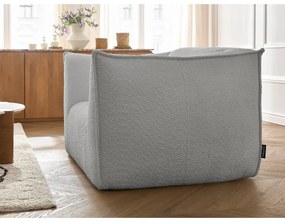 Világosszürke buklé fotel Giorgia – Bobochic Paris