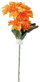 Művirág Dahlia sárga, 54 cm