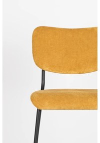 Okkersárga bárszék szett 2 db-os 92 cm Benson – Zuiver