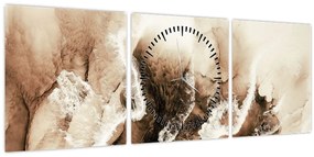 Kép - Absztrakció (órával) (90x30 cm)