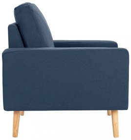 vidaXL kék szövetfotel