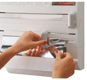 Papírtekercsek / alumínium fólia / műanyag fólia támogatása, Leifheit, Parat Plus, műanyag, fehér