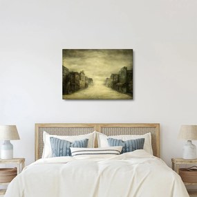 Egy nyugati város képe (70x50 cm)
