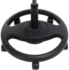 Magas szék, Ergonomikus munkaszék széles üléssel, 10°-os dőlésszög 50 x 55-73 cm, fekete