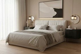 Függő éjjeliszekrények készlet Vesper 56 cm - fekete / fekete fogantyúk