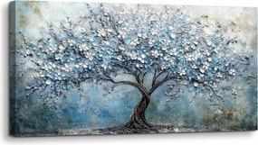 Vászonkép Hyidecorart virágzó fa 50 cm x 100 cm