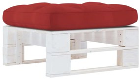 vidaXL fehér impregnált fenyőfa kerti raklapzsámoly