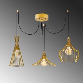 Aranyszínű függőlámpa Mezopotamya – Opviq lights