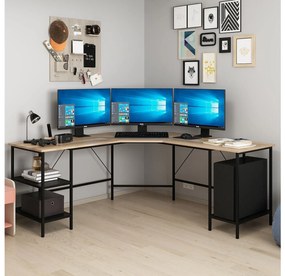 PC asztal Powerfull (fekete + dore). Akció -21%. 1102479