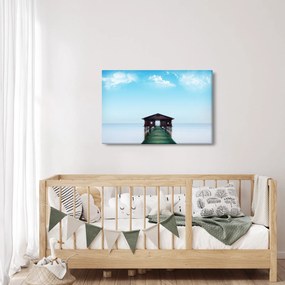 Kép a házról a tengeren (90x60 cm)