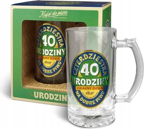 Söröskorsó 450 ml Díszített 40. Születésnapra 40 Éves Negyvenes